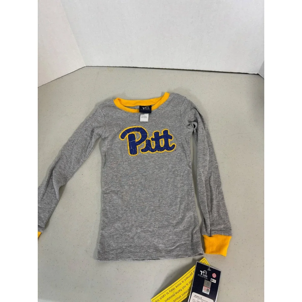 Boys Nike Adidas Pitt Athletic Shirt Lot‎ 4pc Size 6 Dri-FIT Performance Tops